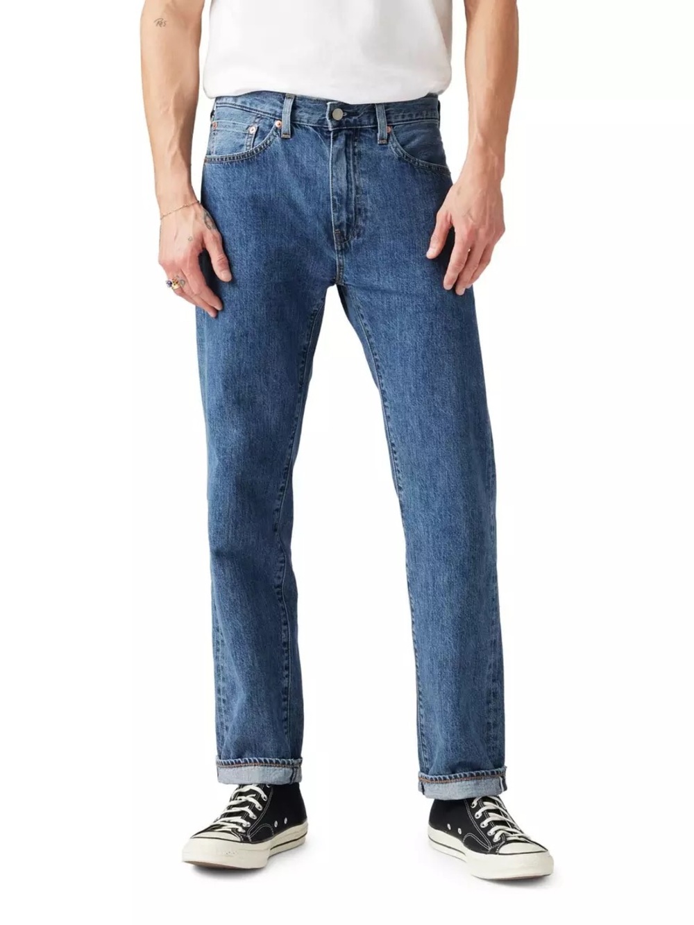 Levi's 505 Jeans in Medium Blue Denim